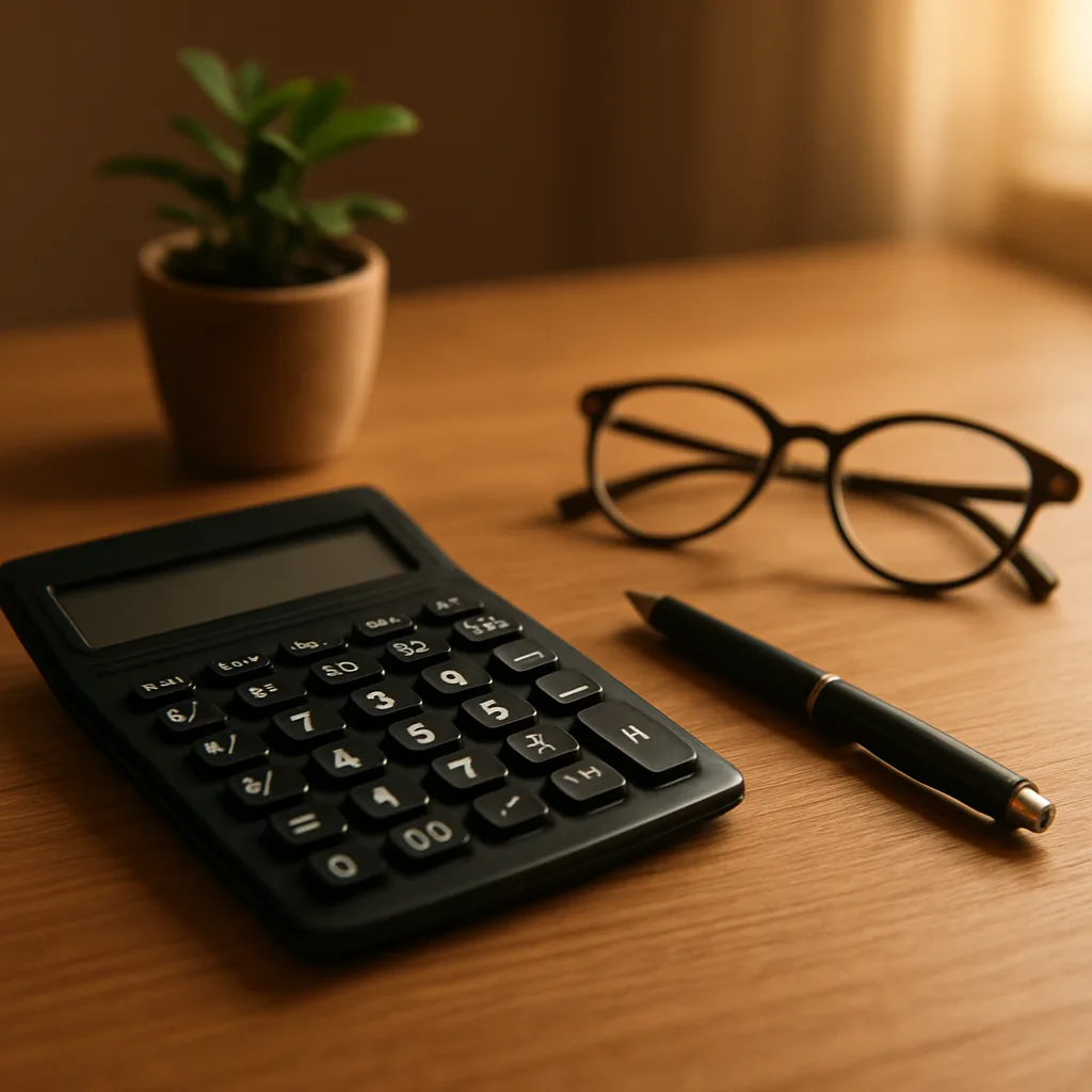 Calculator and tax planning tools