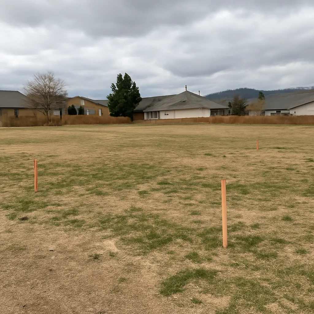 Cleared vacant residential lot for sale in Carson City, Nevada