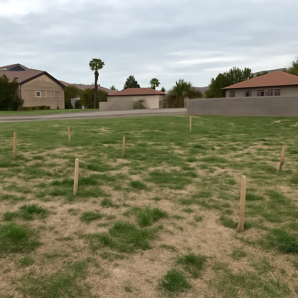 Cleared vacant residential lot for sale in Las Vegas, Nevada
