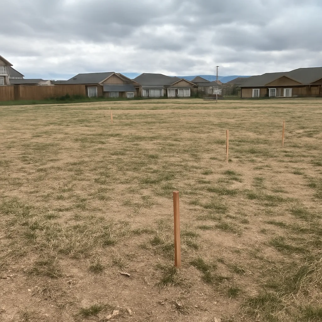 Cleared vacant residential lot for sale in Lyon County, Nevada
